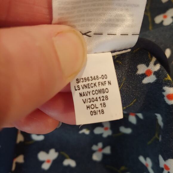 Banana Republic Floral V-Neck Fit And Flare Dress - Picture 11 of 11